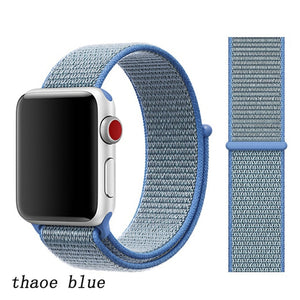 Strap For Apple Watch band 44mm/40mm Sport loop iwatch band 5 42mm 38mm correa pulseira apple watch 5 3 4 band nylon watchband